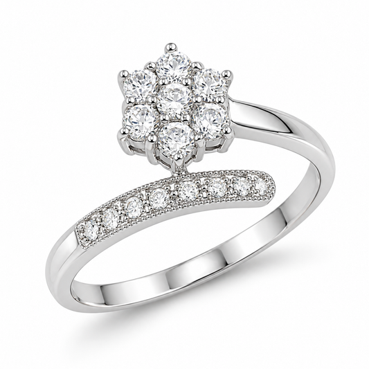 Silver CZ Ring