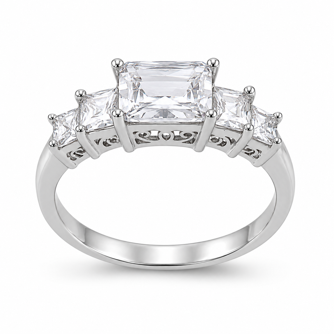 Silver CZ Ring