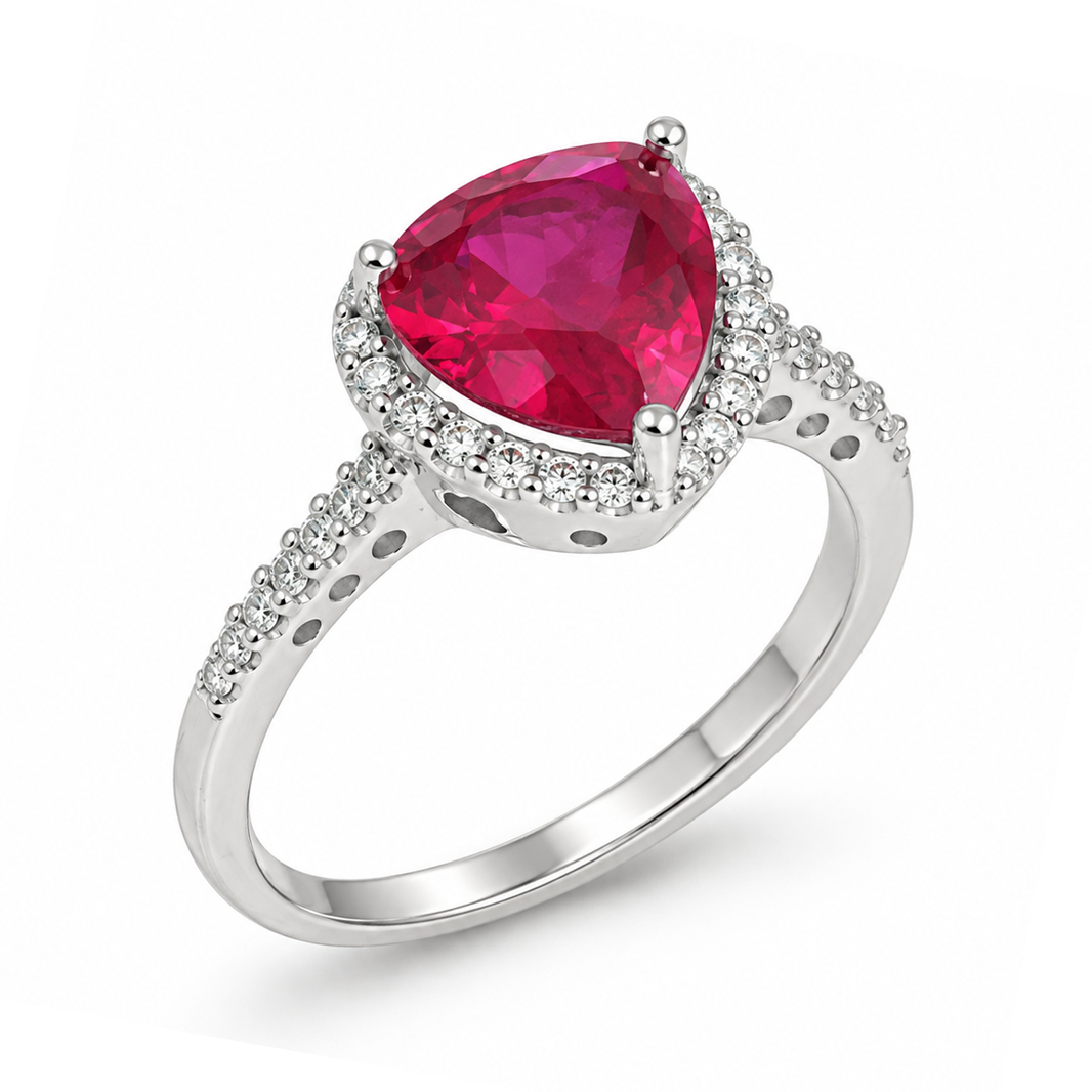 Silver CZ Ring