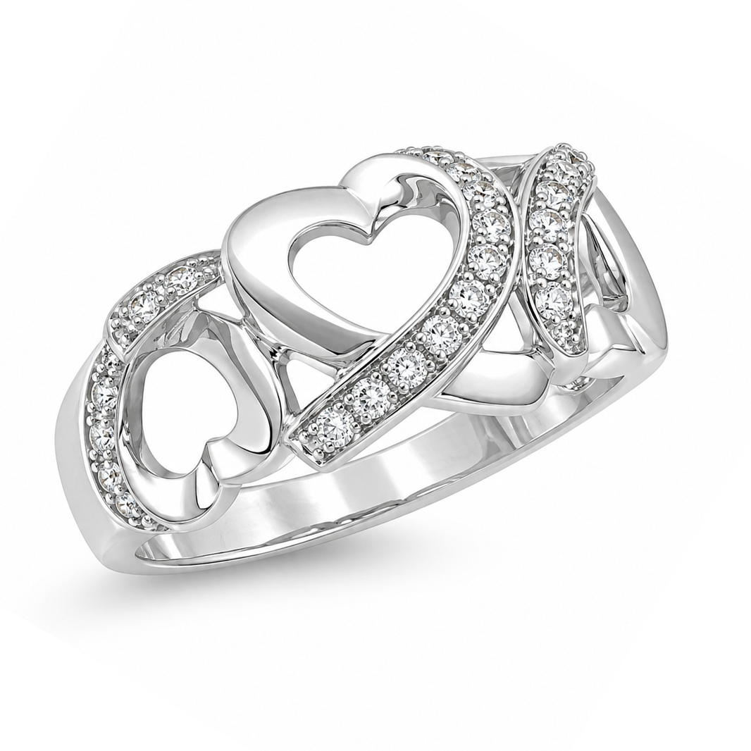 Silver CZ Ring