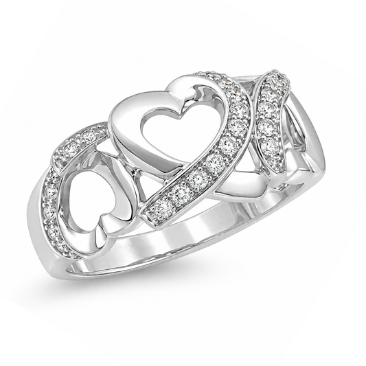 Silver CZ Ring