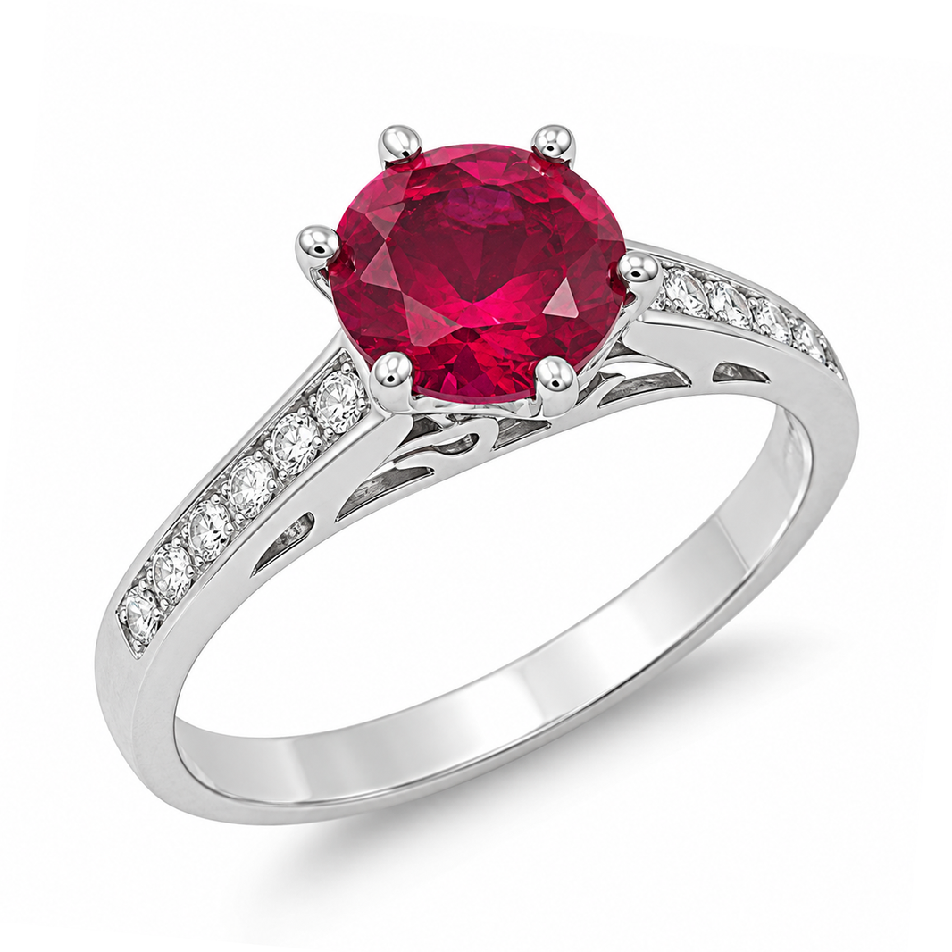 Silver CZ Ring