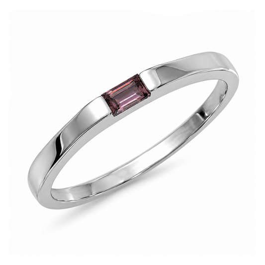Silver CZ Baby Ring
