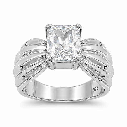 Silver CZ Ring