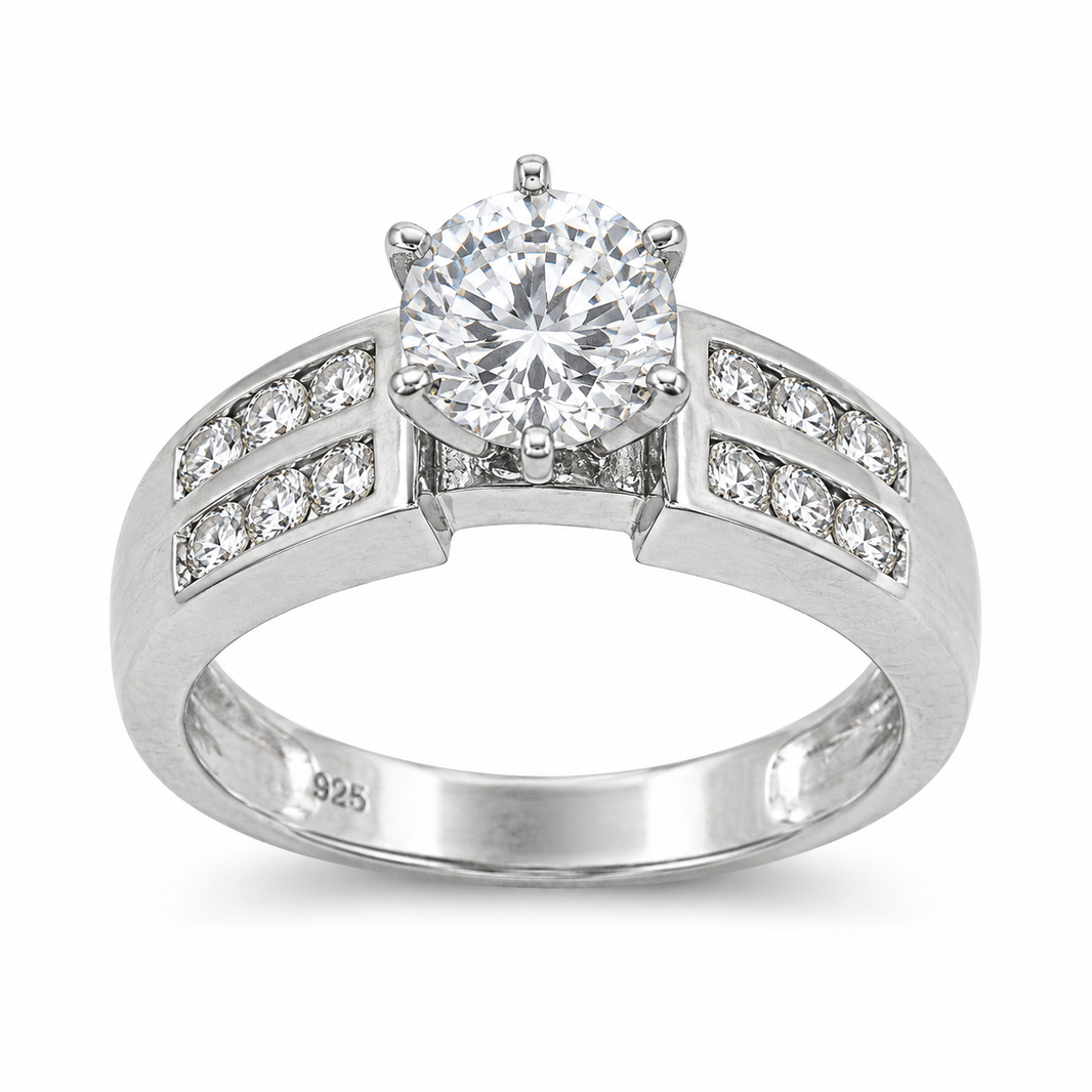 Silver CZ Ring