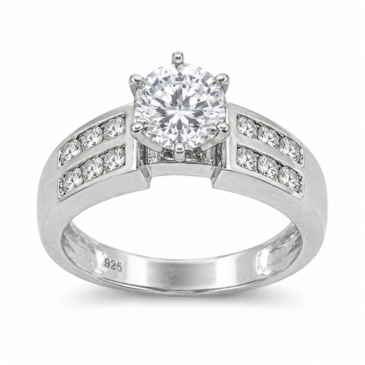Silver CZ Ring