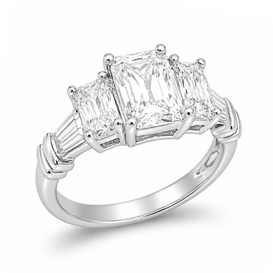 Silver CZ Ring