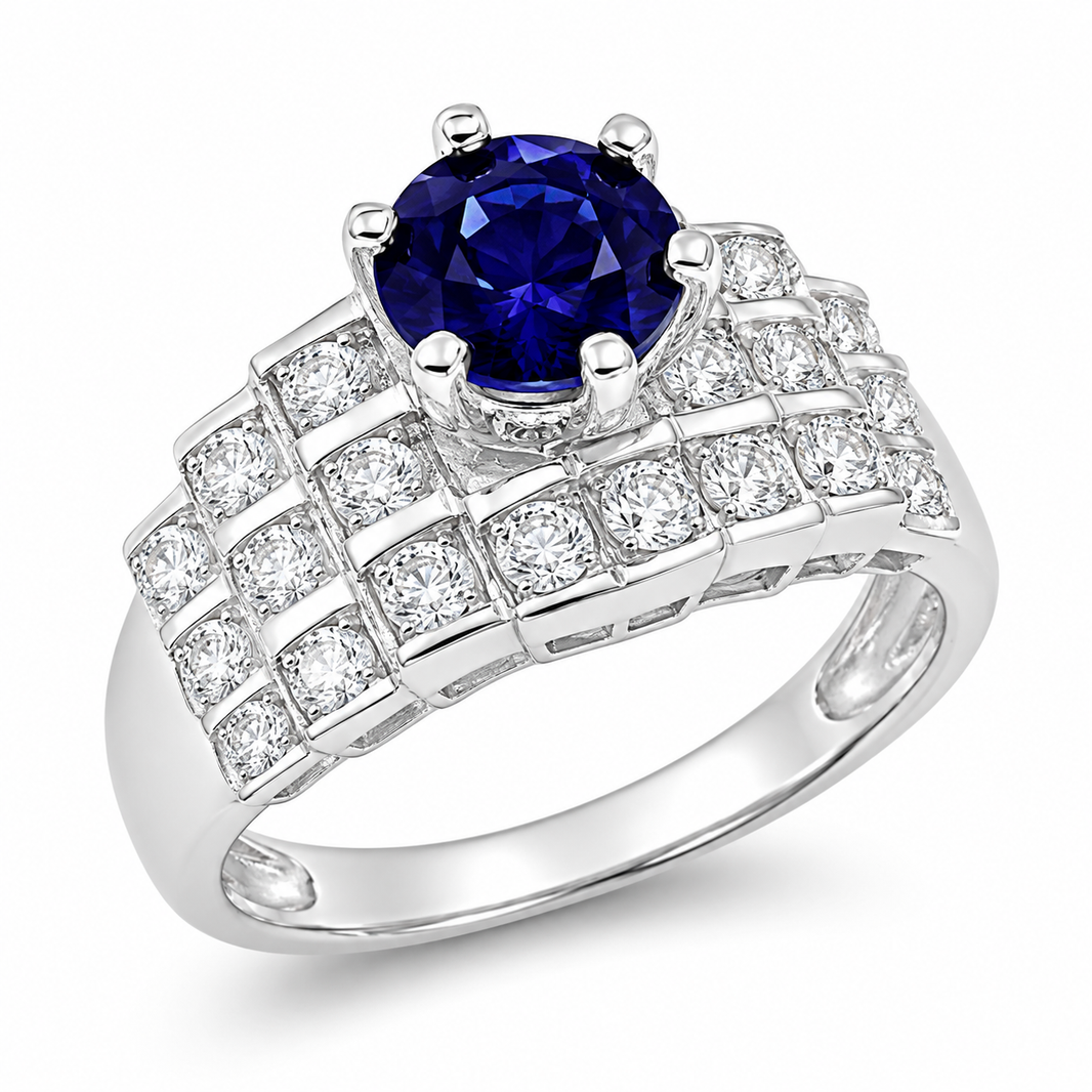 Silver CZ Ring