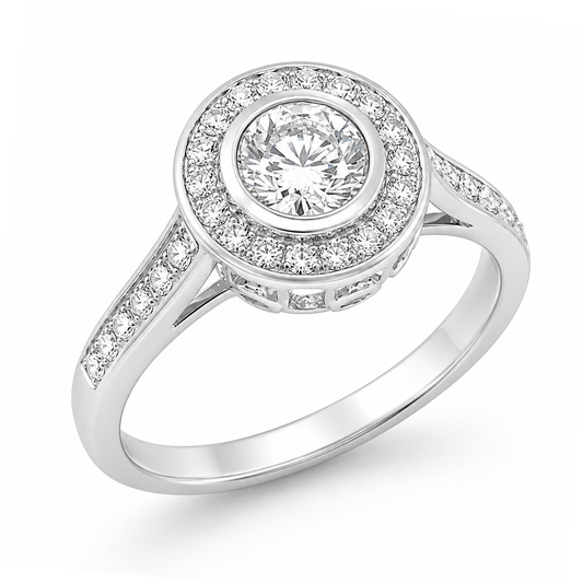Silver CZ Ring