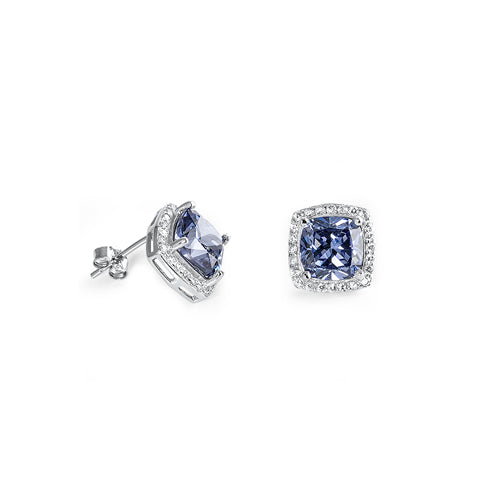 Silver Earrings with CZ