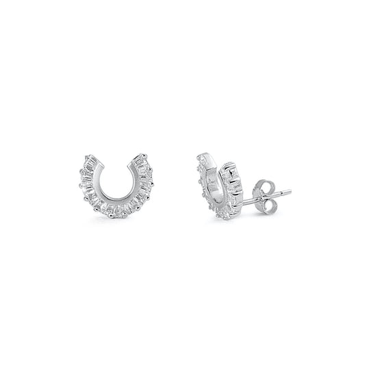 Silver CZ Earring
