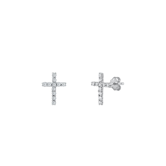 Silver CZ Earring