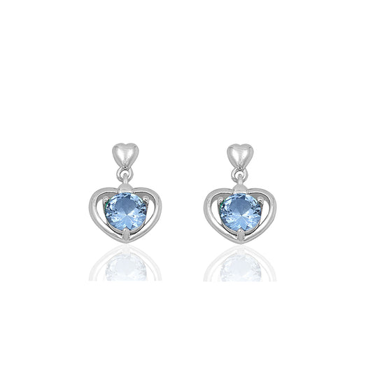 Silver CZ Earring