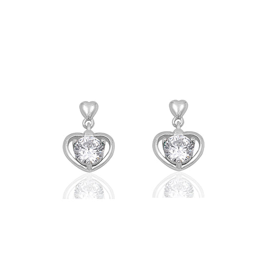 Silver CZ Earring