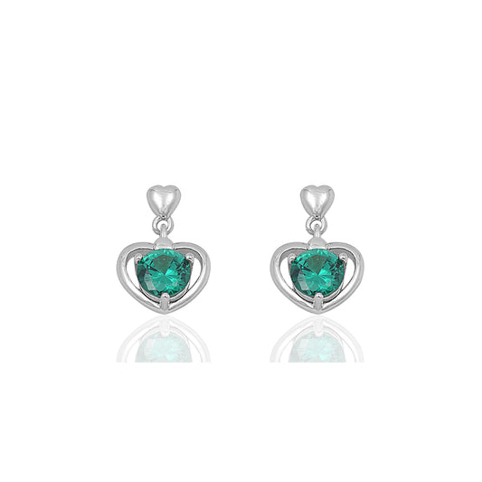 Silver CZ Earring