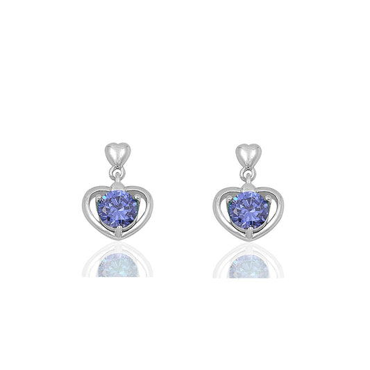 Silver CZ Earring