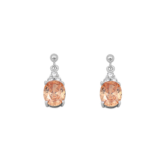 Silver CZ Earring
