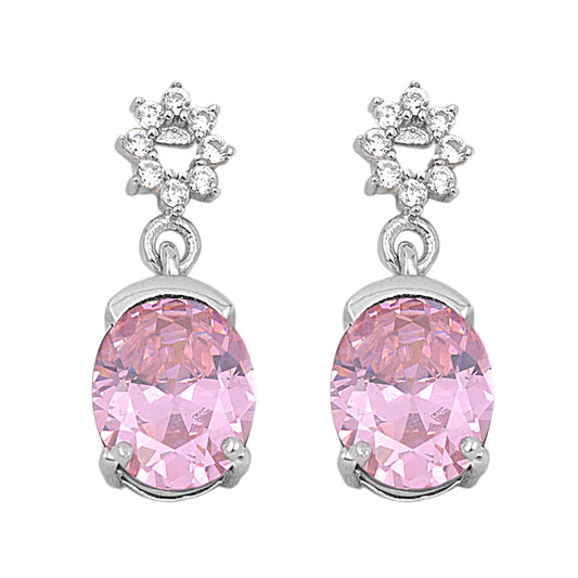 Silver CZ Earring