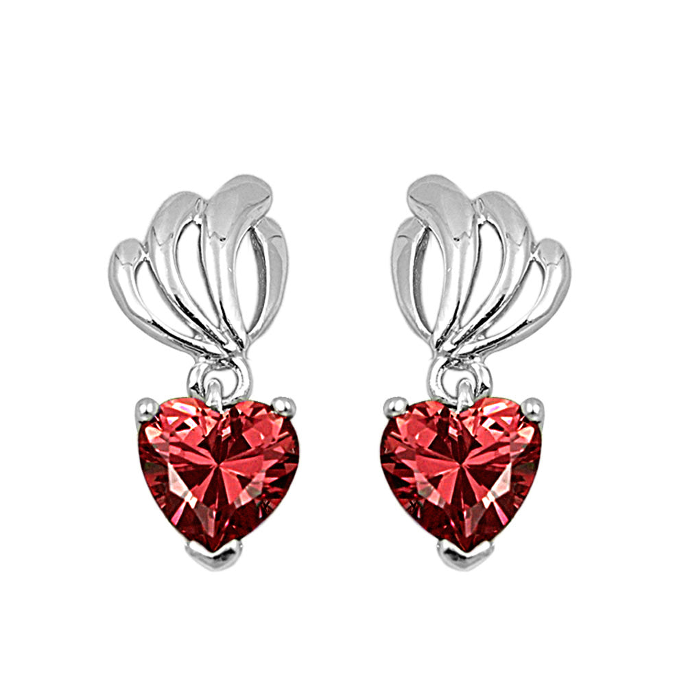 Silver CZ Earring