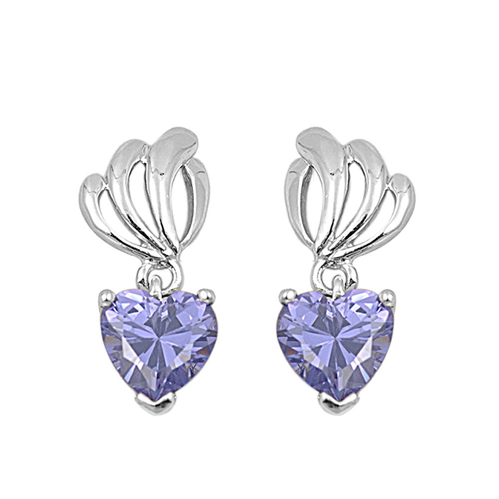 Silver CZ Earring