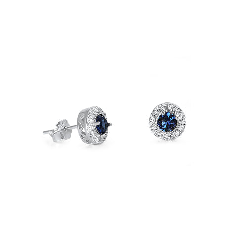 Silver CZ Earring