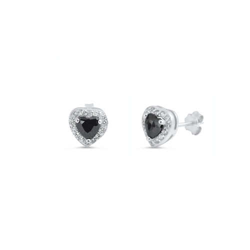 Silver CZ Earring