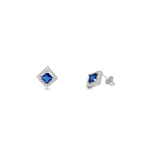 Silver CZ Earring