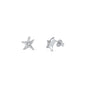 Silver CZ Earring - Starfish