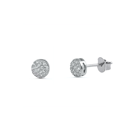 Silver CZ Earring