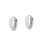 Silver Huggie Earrings