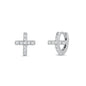 Silver Huggie Earrings