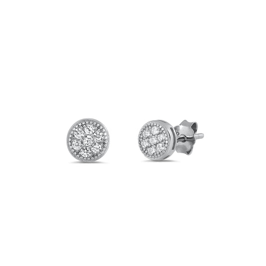 Silver CZ Earrings