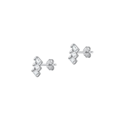 Silver CZ Earrings