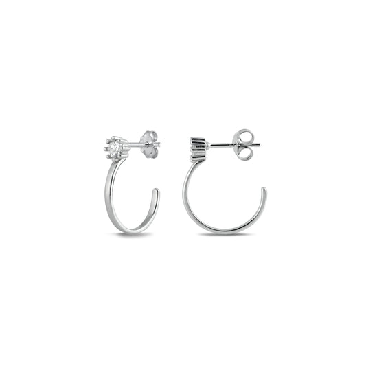 Silver CZ Earrings