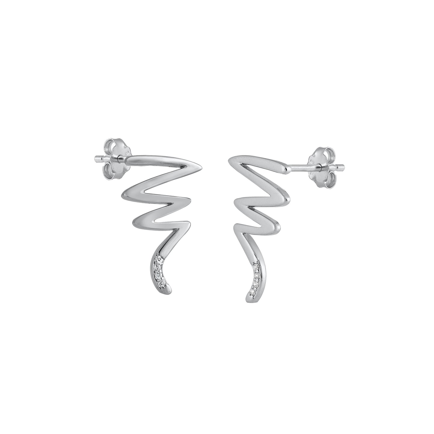 Silver CZ Earrings