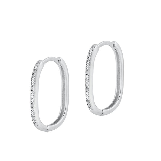 Silver Hoop Earrings