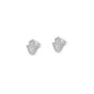 Silver CZ Earrings - Hamsa