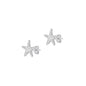 Silver CZ Earring - Starfish