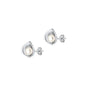 Silver Pearl Earring - Lily