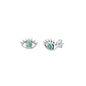 Silver Stone Earring - Eyes