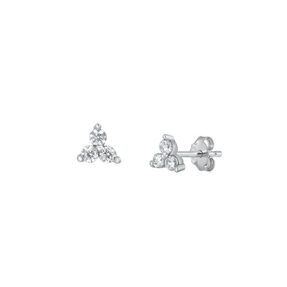 Silver CZ Earrings