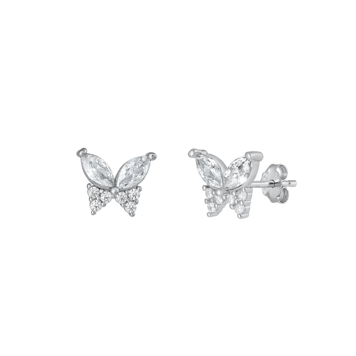 Silver CZ Earrings