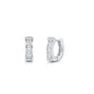 Silver Huggie Earrings