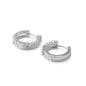 Silver Earrings W/ CZ