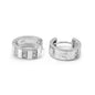 Silver Earrings W/ CZ