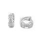 Silver Earrings W/ CZ