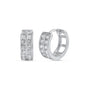 Silver Huggie Earrings