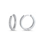 Silver Huggie Earrings