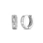 Silver Huggie Earrings