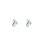 Silver Stud Earrings - Infinity